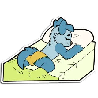😪 emoji Moofy's Monday Mission! Telegram sticker 11 of 52