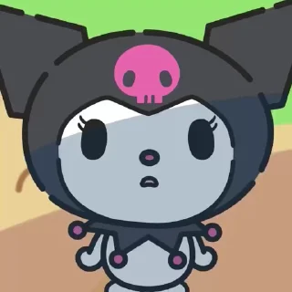 🖤 emoji 𝐊𝗎𝗋𝗈𝗆𝗂★ @LostStarlights Telegram sticker 24 of 50