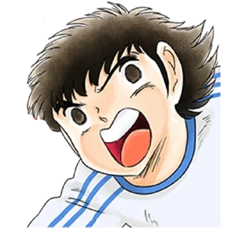 😟 emoji CAPTAIN TSUBASA @Nekostickerss Telegram sticker 7 of 41