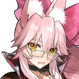 😟 emoji Koyanskaya (Tamamo Vitch) - @Lyrx997 Telegram sticker 9 of 60