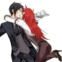 💋 emoji Grell sutcliff @creepy_pasta1 Telegram sticker 20 of 120