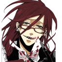 😛 emoji Grell sutcliff @creepy_pasta1 Telegram sticker 8 of 120
