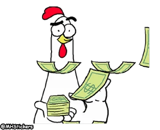 💵 emoji @MHStickers Chicken Bro 6 Telegram sticker 9 of 17