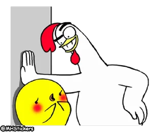 😈 emoji @MHStickers Chicken Bro 6 Telegram sticker 15 of 17