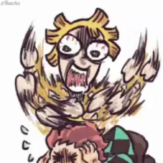 😡 emoji 🎥  Cringe KNY  (@TodorokiShouto) Telegram sticker 17 of 25
