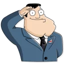 Sticker from American Dad!