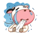 😐 emoji Momo Cow vol 2 Telegram sticker 9 of 40