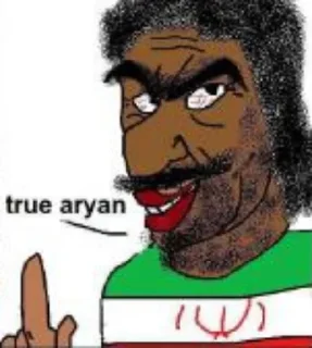 Sticker from we are whites