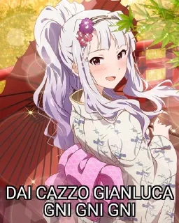 🤒 emoji Scritte a caso su Idolmaster Telegram sticker 4 of 115
