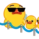 😎 emoji Hot Duck Telegram sticker 4 of 116