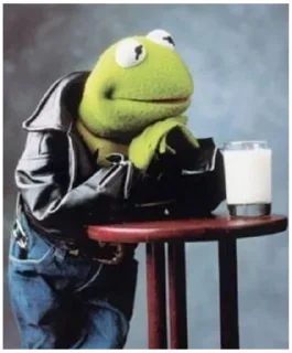 Sticker from Kermit