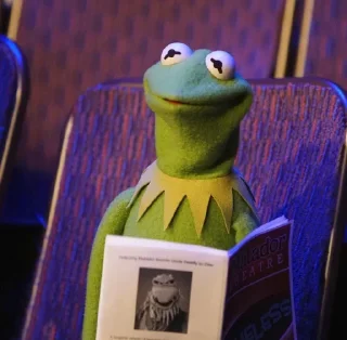 Sticker from Kermit