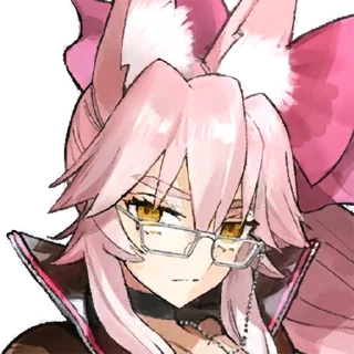 😕 emoji Koyanskaya (Tamamo Vitch) - @Lyrx997 Telegram sticker 17 of 60