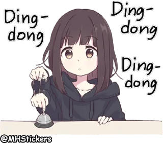 Sticker from @MHStickers Kurumi Chan 1
