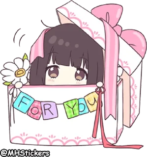 🎁 emoji @MHStickers Kurumi Chan 4 Telegram sticker 20 of 41