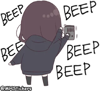 🛎 emoji @MHStickers Kurumi Chan 4 Telegram sticker 8 of 41