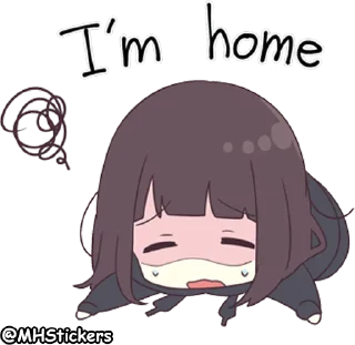 🤕 emoji @MHStickers Kurumi Chan 4 Telegram sticker 11 of 41