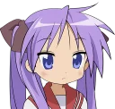 😯 emoji Lucky Star Telegram sticker 17 of 85