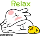 😌 emoji @MHStickers Spoiled Rabbit Simple Talk Telegram sticker 24 of 41