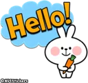 Sticker from @MHStickers Spoiled Rabbit Useful Talk