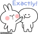 👉 emoji @MHStickers Spoiled Rabbit Simple Talk Telegram sticker 15 of 41