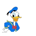 👍 emoji Donald Duck🦆-@MochaStickers Telegram sticker 9 of 12