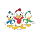 👋 emoji Donald Duck🦆-@MochaStickers Telegram sticker 4 of 12