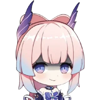 😰 emoji Kokomi Telegram sticker 14 of 120