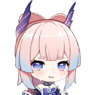 😢 emoji Kokomi Telegram sticker 5 of 120