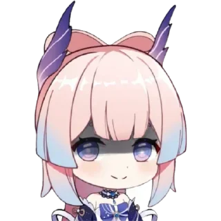 😨 emoji Kokomi Telegram sticker 10 of 120