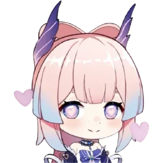😍 emoji Kokomi Telegram sticker 6 of 120