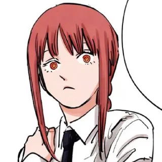 ⛓ emoji makima♡︎ @stickerspackanime Telegram sticker 9 of 60