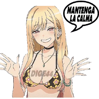 🙌 emoji @STIKERFORALL 🇪🇸MY DRESS UP DARLING Telegram sticker 13 of 50