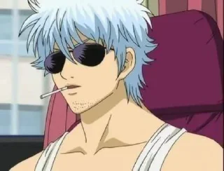 😎 emoji Gintoki Telegram sticker 14 of 49