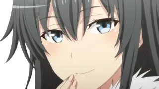 🤭 emoji OreGairu Telegram sticker 8 of 120