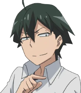 😏 emoji OreGairu | @StickersOfAstora Telegram sticker 2 of 120