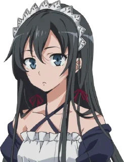 😕 emoji OreGairu | @StickersOfAstora Telegram sticker 17 of 120