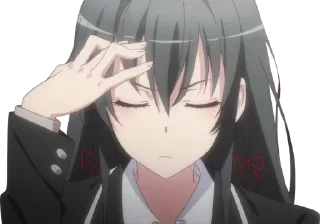 🤦‍♀️ emoji OreGairu Telegram sticker 15 of 120