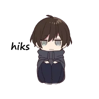 🤧 emoji (Menhera-kun) 2 by: @awesome_fun3 Telegram sticker 7 of 94