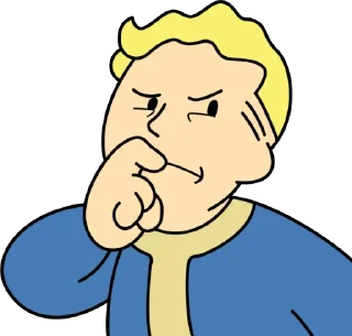 🤔 emoji Fallout | @StickersOfAstora Telegram sticker 7 of 45