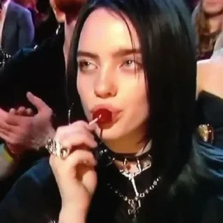 💎 emoji Billie Eilish By El Maestro @Allocineanime Telegram sticker 8 of 30