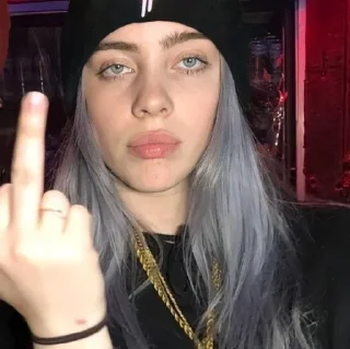 💎 emoji Billie Eilish By El Maestro @Allocineanime Telegram sticker 11 of 30