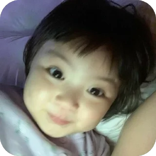 🫥 emoji Niña coreana (Nhc) Telegram sticker 13 of 14