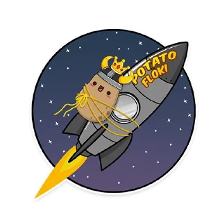 🚀 emoji Potato Floki Telegram sticker 13 of 19