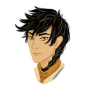 😇 emoji six of crows Telegram sticker 16 of 44