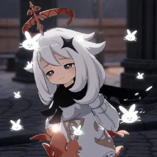 🫐 emoji Милашка Паймон Telegram sticker 12 of 93