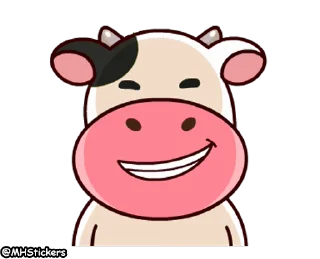 Sticker from @MHStickers Momo Cow 2