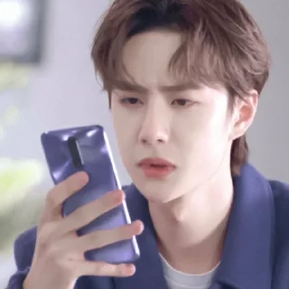 😐 emoji Wang Yibo❤the king Telegram sticker 13 of 120
