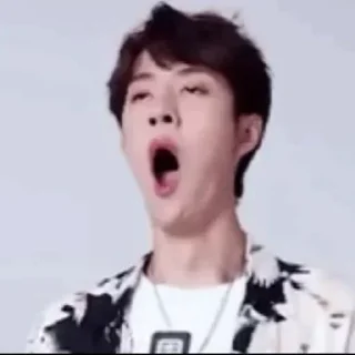 🥱 emoji Wang Yibo❤the king Telegram sticker 22 of 120