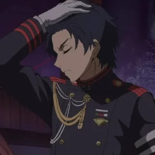 😌 emoji Guren Ichinose Telegram sticker 15 of 28